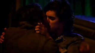 Avan Jogia and Tyler Posey gay kiss from TV show Now Apocalypse